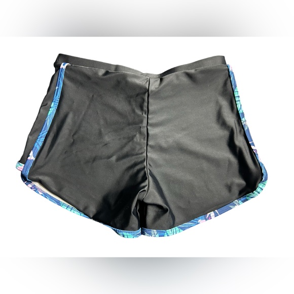 SOLY HUX Girl's Tropical Print swim beach cover up top w dry easy boy shorts NWT - Picture 3 of 3